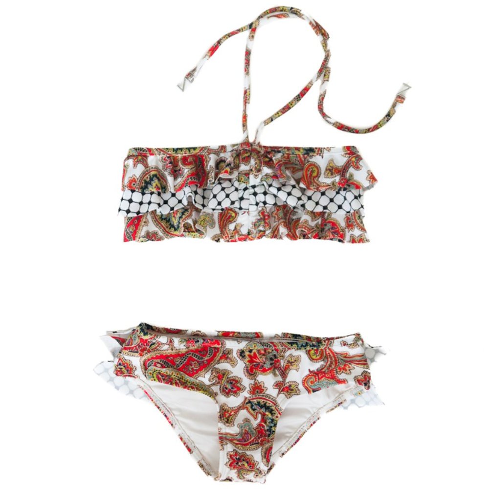 Zimmermann Marisol Frill Bandeau Bikini